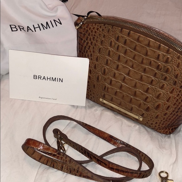 Mini Duxbury Toasted Almond Brahmin Bag - Picture 7 of 8
